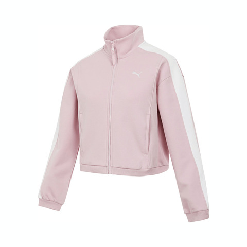 puma彪马2025女子女子-FEMME COLLECTIVE T7 Track Jacket W-玫瑰红色针织无帽外套63131190