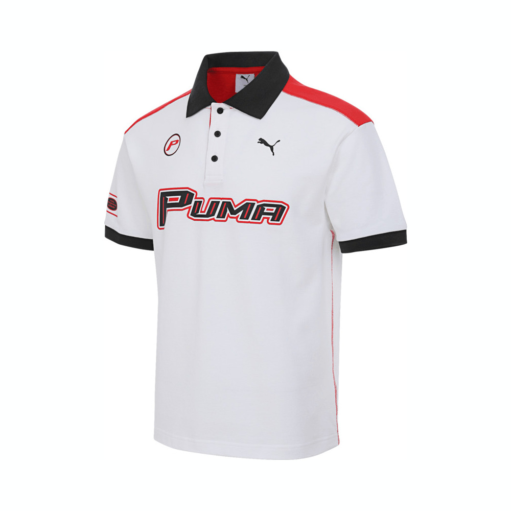 puma彪马2025中性中性-MOTO SS Polo-彪马白针织有领短T63364402