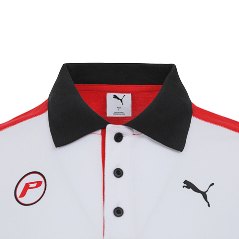 puma彪马2025中性中性-MOTO SS Polo-彪马白针织有领短T63364402