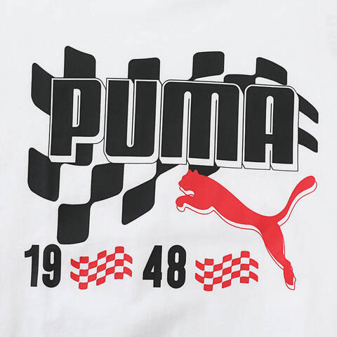 puma彪马2025男子男子-GRAPHICS Moto Flag Tee-彪马白针织无领短T69025302