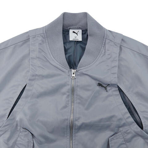 puma彪马2025女子女子-DARE TO WOVEN BOMBER-浅灰色梭织无帽外套63324589