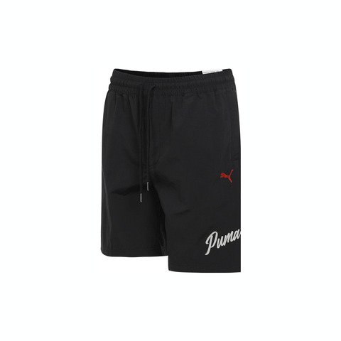 puma彪马2025男子男子-PREMIUM ESS Shorts WV-黑色针织短裤63253501
