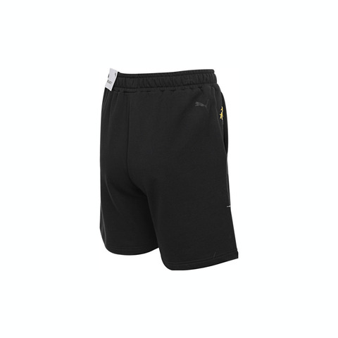 puma彪马2025男子男子-GRAPHIC PUMA PT Logo Shorts-黑色针织短裤63298401