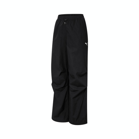 puma彪马2025中性中性-FUTURE.PUMA.ARCHIVE Relaxed Pants WV-黑色梭织长裤63469101