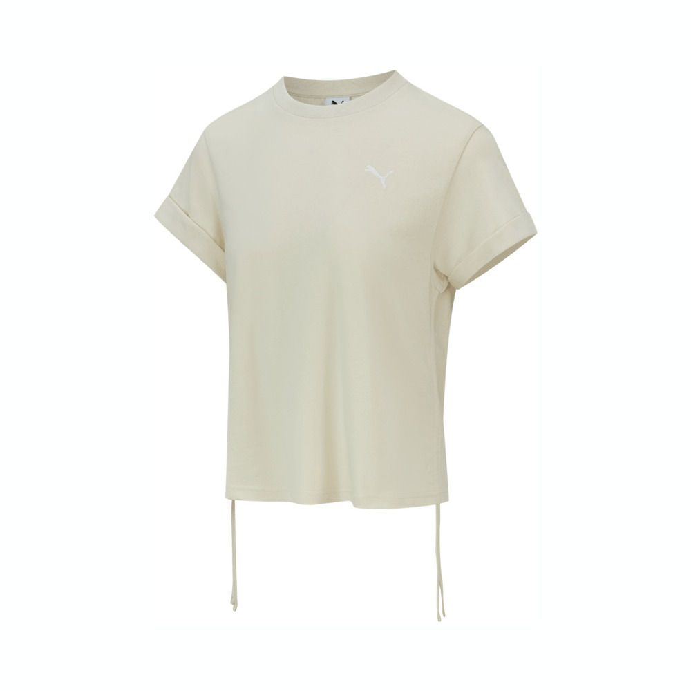 puma彪马2025女子女子-FEMME COLLECTIVE 2.0 Tee W-雪白色针织无领短T63171687