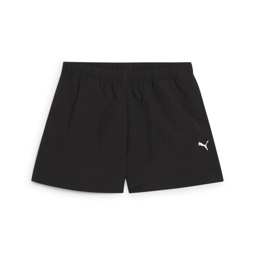 puma彪马2025女子女子-WARDROBE ESS A-Line Woven Shorts 3'-黑色梭织短裤63191801