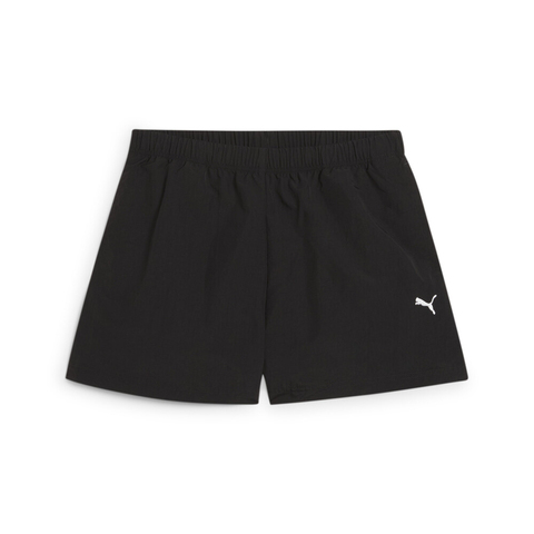 puma彪马2025女子女子-WARDROBE ESS A-Line Woven Shorts 3'-黑色梭织短裤63191801