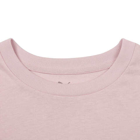 puma彪马2025中性中性-ESS METALLIC Logo Tee-玫瑰红色针织无领短T68927090