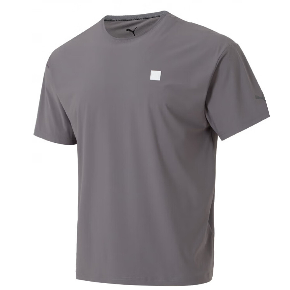 puma彪马2025男子男子-ESS ELEVATED SE SS Tee-灰色针织无领短T68928971