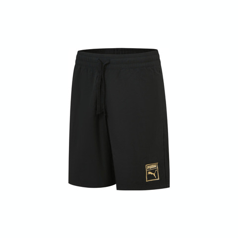 puma彪马2025中性中性-ESS METALLIC WV Shorts-黑色梭织短裤68927301