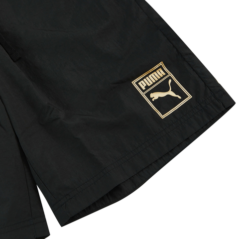 puma彪马2025中性中性-ESS METALLIC WV Shorts-黑色梭织短裤68927301
