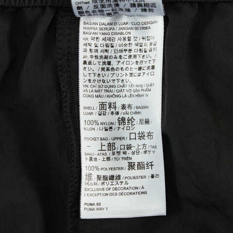 puma彪马2025中性中性-ESS METALLIC WV Shorts-黑色梭织短裤68927301