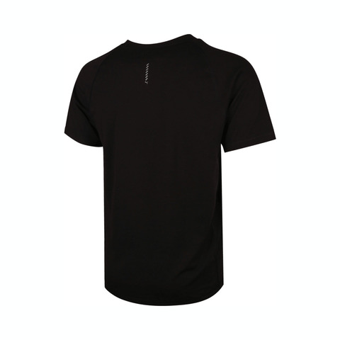 puma彪马2025男子男子-M RUN VELOCITY TEE (TRI-BLEND)-黑色梭织无领短T52724101