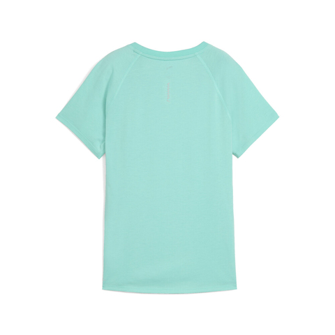 puma彪马2025女子女子-W RUN VELOCITY TEE (TRI-BLEND)-水蓝色梭织无领短T52727559