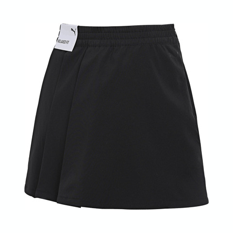 puma彪马2025女子女子-GRAPHIC PUMA PT Woven Skirt W-黑色梭织短裙63312201