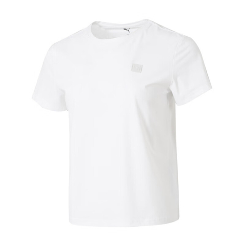 puma彪马2025女子女子-ESS ELEVATED SE SS Tee W-彪马白针织无领短T68930002