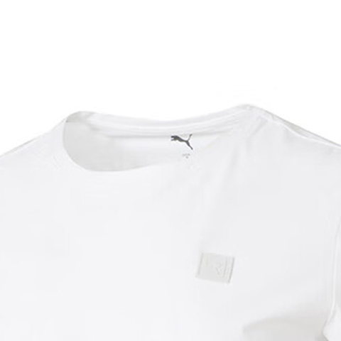 puma彪马2025女子女子-ESS ELEVATED SE SS Tee W-彪马白针织无领短T68930002