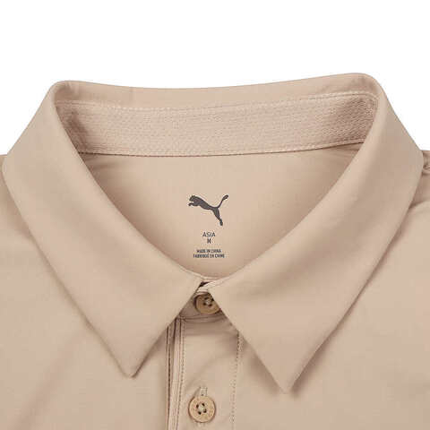 puma彪马2025男子男子-ESS ELEVATED SE SS Polo-燕麦色针织有领短T68929087