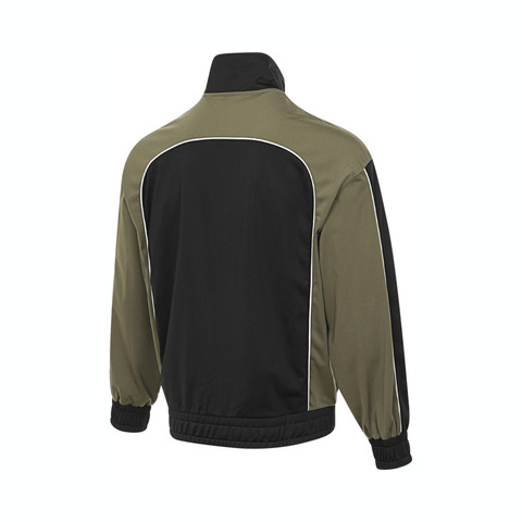 puma彪马2025中性中性-FUTURE.PUMA.ARCHIVE Relaxed Track Jacket-黑色-橄榄绿针织无帽外套63146801