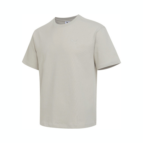 puma彪马2025中性中性-PRIME ESS SS Relaxed Tee-沙砾灰针织无领短T63297868