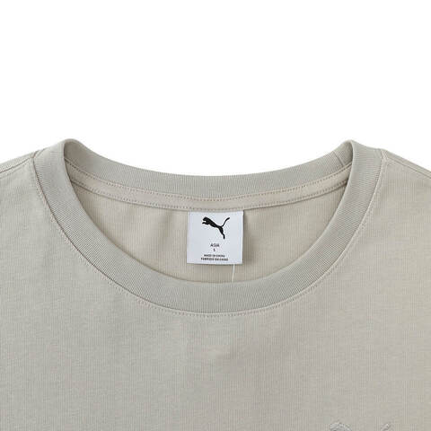 puma彪马2025中性中性-PRIME ESS SS Relaxed Tee-沙砾灰针织无领短T63297868