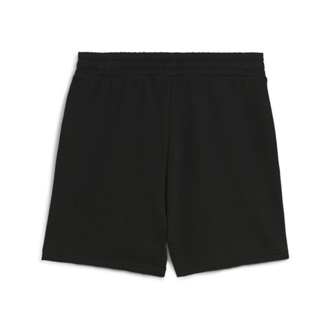 puma彪马2025女子女子-ESS Small No. 1 Logo 5'' High-Waist Shorts TR-黑色针织短裤68894301