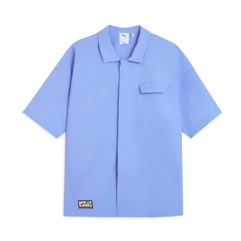 puma彪马2025中性中性-HAUS OF CLASSICS Woven Shirt-薰衣草紫短袖衬衫63155547