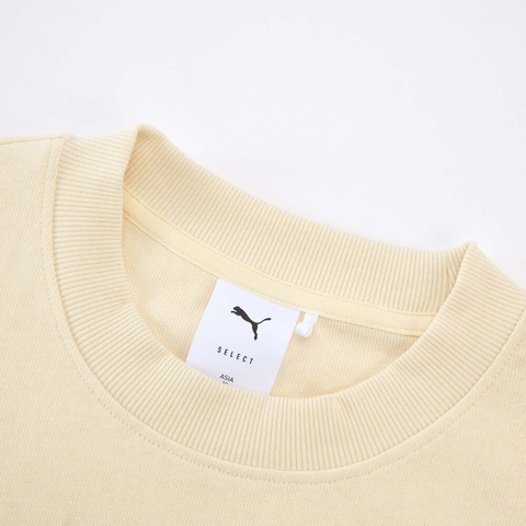 puma彪马2025中性中性-HAUS OF CLASSICS Oversized Shortsleeve Tee-杏仁糖色针织无领短T63156187