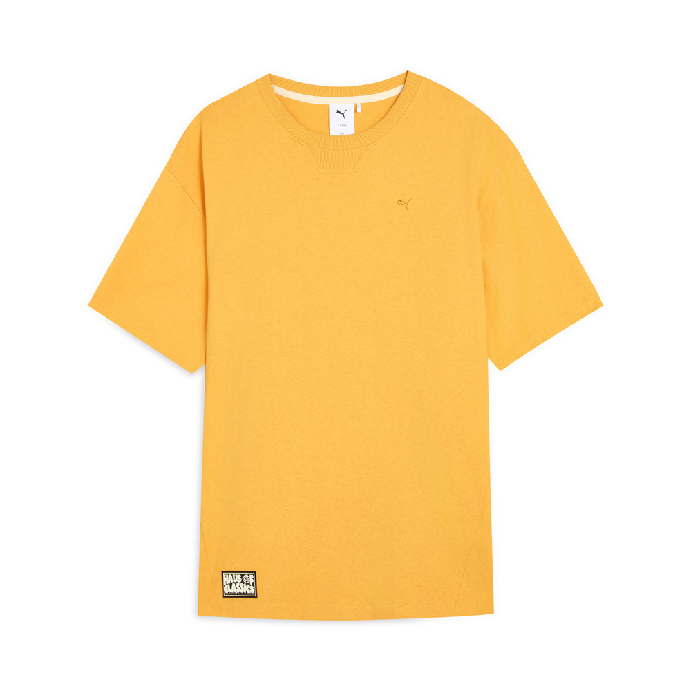 puma彪马2025中性中性-HAUS OF CLASSICS Shortsleeve Tee-芥菜色针织无领短T63155855