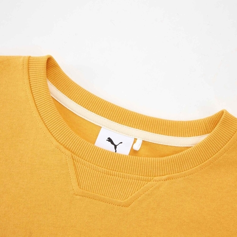 puma彪马2025中性中性-HAUS OF CLASSICS Shortsleeve Tee-芥菜色针织无领短T63155855