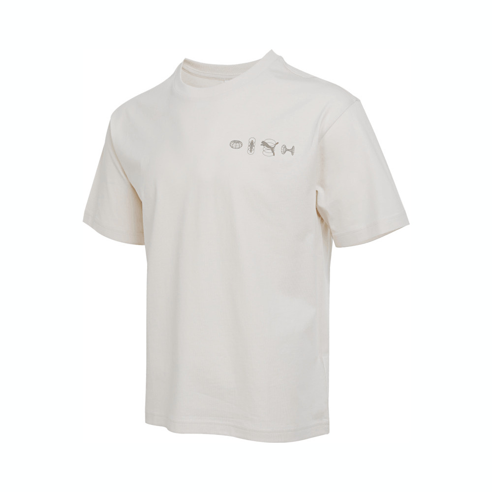 puma彪马2025中性中性-GRAPHICS Recovery Tee-雪白色针织无领短T63333587