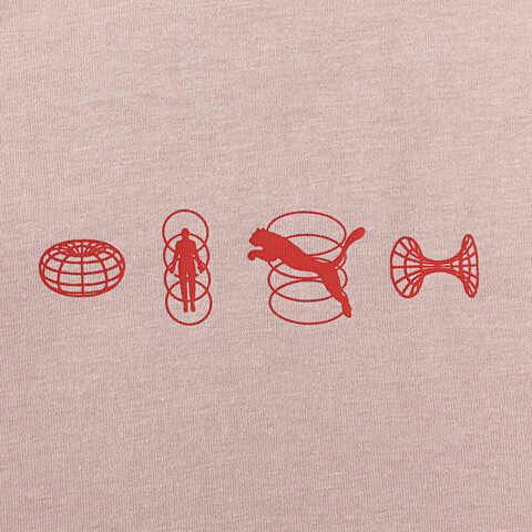 puma彪马2025中性中性-GRAPHICS Recovery Tee-玫瑰粉针织无领短T63333519