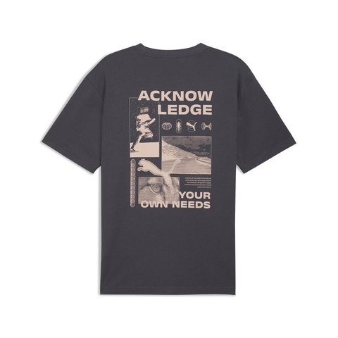 puma彪马2025中性中性-GRAPHICS Recovery Tee-银河灰针织无领短T63333569