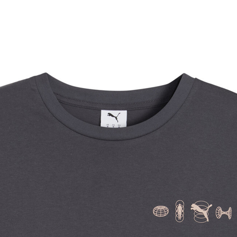 puma彪马2025中性中性-GRAPHICS Recovery Tee-银河灰针织无领短T63333569