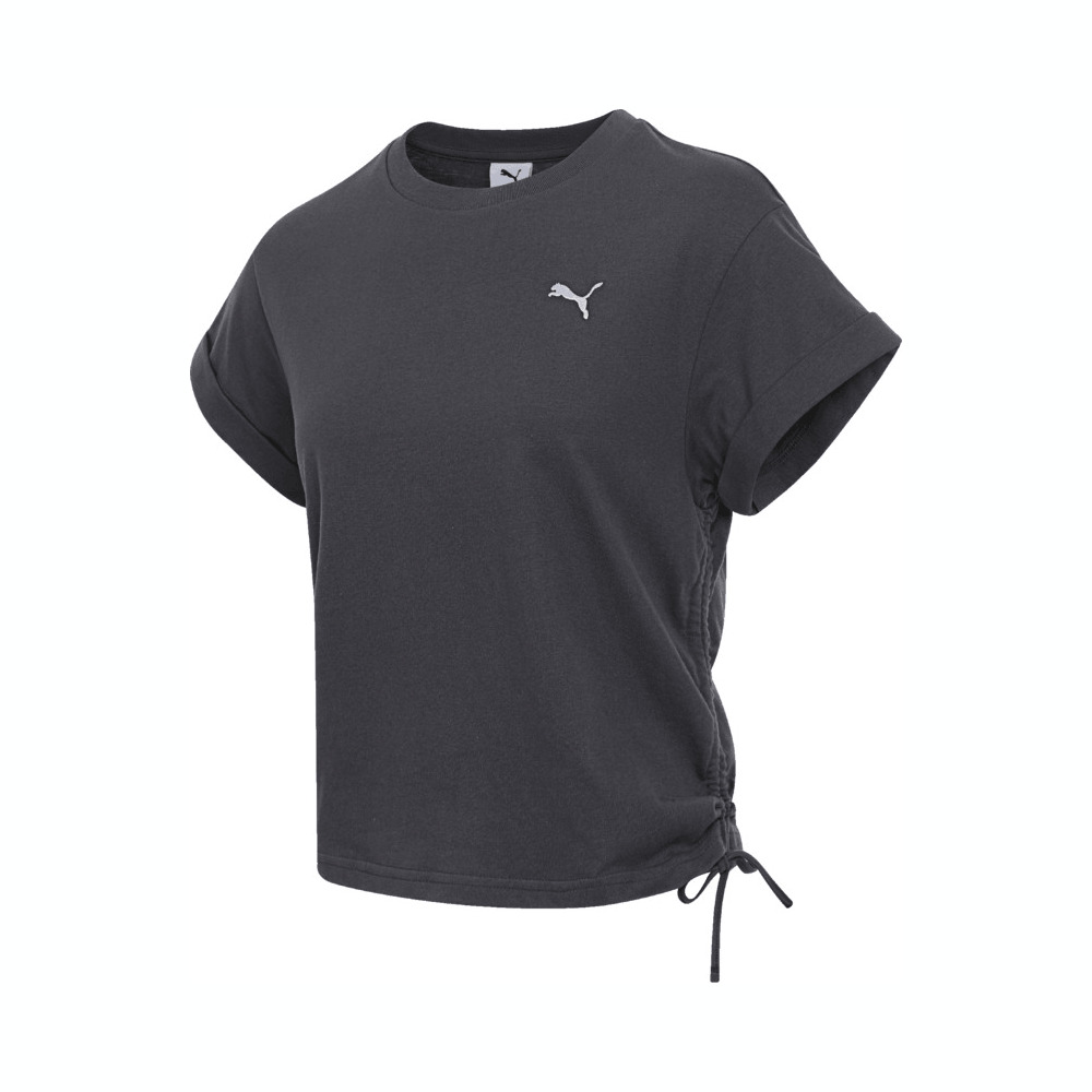 puma彪马2025女子女子-FEMME COLLECTIVE 2.0 Tee W-草灰针织无领短T63171692