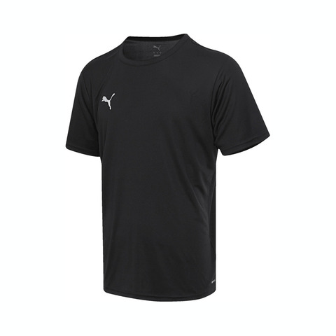 puma彪马2025男子男子-teamRISE Matchday Jersey-黑色-彪马白梭织无领短T70613203