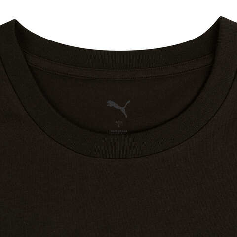 puma彪马2025男子男子-GRAPHICS Space Tee-黑色针织无领短T69185401