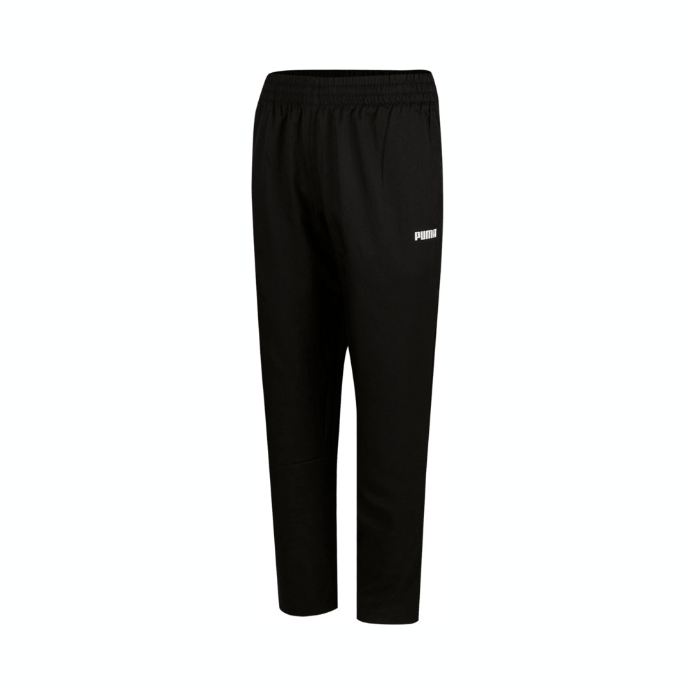 puma彪马2025男子男子-ESS Logo Woven Pants op-黑色梭织长裤69065001