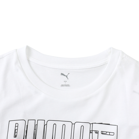 puma彪马2025男子男子-GRAPHICS Foil Tee-彪马白针织无领短T68770702