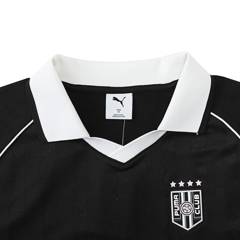 puma彪马2025中性中性-BEHIND THE GREEN SS Polo-黑色针织有领短T63307101