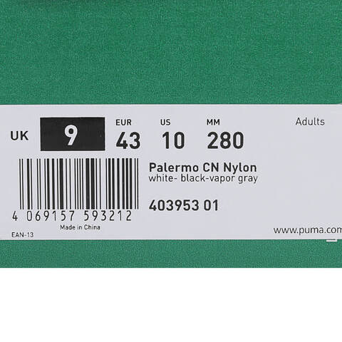 puma彪马2025中性中性-Palermo CN Nylon-彪马白-黑色-灰色Palermo40395301