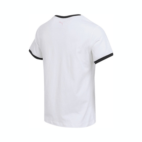 puma彪马2025女子女子-BEHIND THE GREEN SS Tee W-彪马白针织无领短T63172502