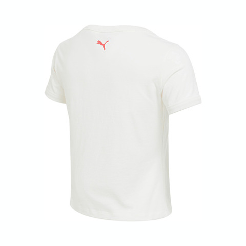 puma彪马2025女子女子-BOUNDLESS MOVES Tee SS W-白色针织无领短T63313873