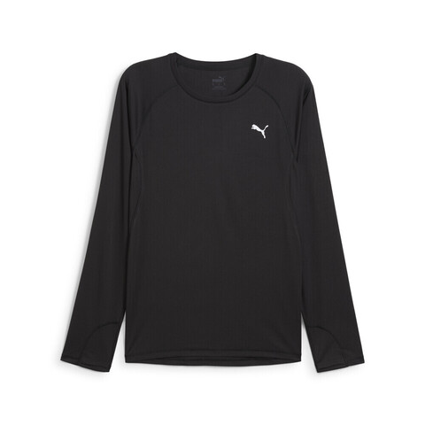 puma彪马2026男子男子-M RUN VELOCITY LONG SLEEVE (POLY)-黑色梭织无领长T52724201