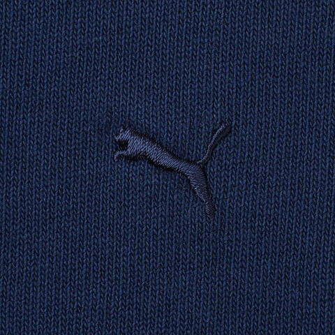 puma彪马2025中性中性-HAUS OF CLASSICS Oversized Shortsleeve Tee-藏青色针织无领短T63156173