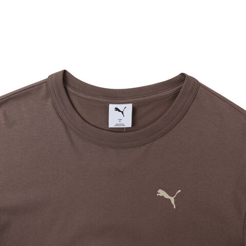 puma彪马2025男子男子-ALL IN GOOD TIME SS TEE MAG-棕色针织无领短T63479141