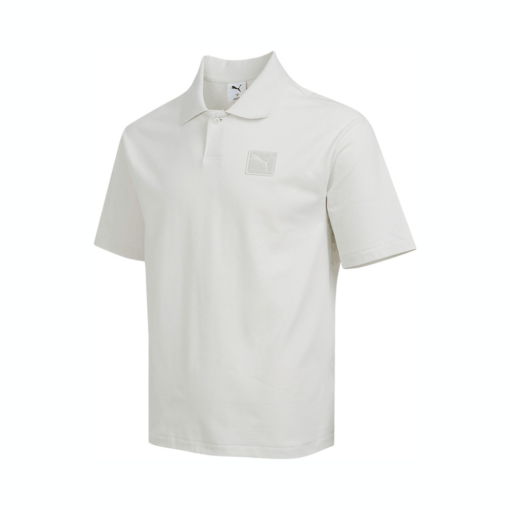 puma彪马2025男子男子-PRIME ESS Badge Polo-灰色针织有领短T63486905