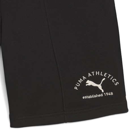 puma彪马2025男子男子-PUMA CLASS 8' Pintuck Short TR-黑色针织短裤69105701