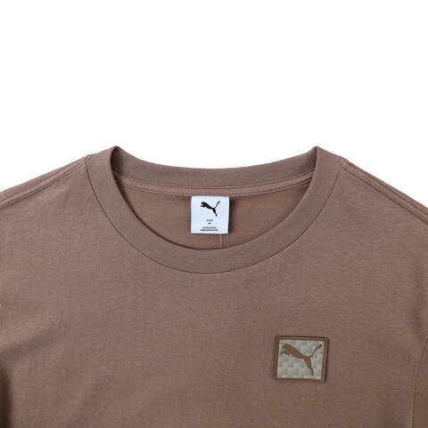 puma彪马2025男子男子-PRIME ESS Badge Tee-灰褐色针织无领短T63486879
