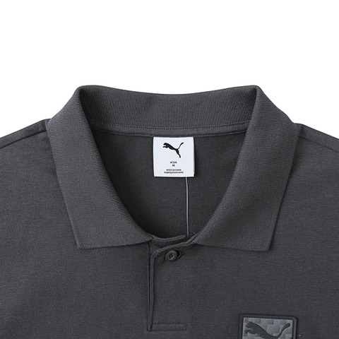 puma彪马2025男子男子-PRIME ESS Badge Polo-黄昏灰针织有领短T63486944
